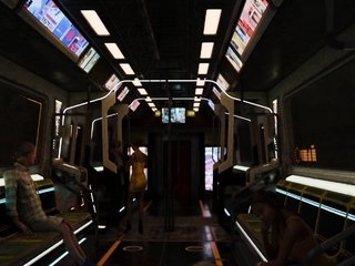 Nexus 3 Hot futa fucks hard busty sexy blonde in basement